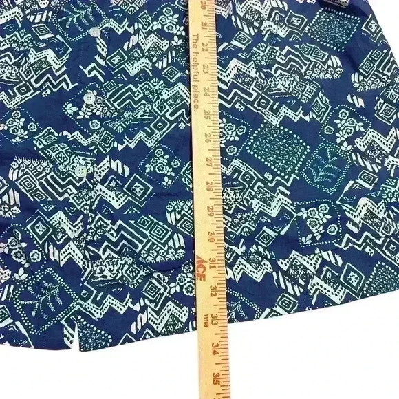 Modafleur Everette Dress Size Medium Puff Sleeves Geometric Floral Mini $160 - Picture 8 of 13